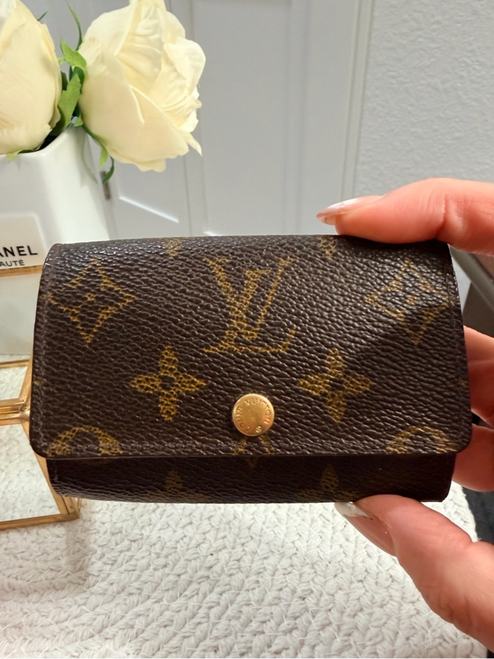 Louis Vuitton Brown Monogram Compact Wallet- CT0969